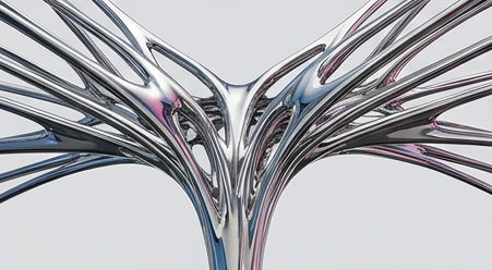 Intricate folded porous ceramic structure