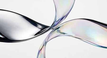 Balanced folded chrome sheets