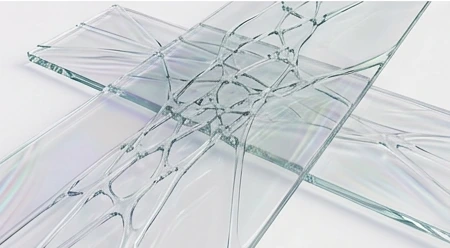 Connected intricate chrome lattice