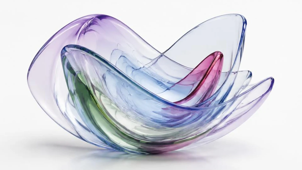Abstract glass and chrome sculpture representing What should a business receive when its website goes live